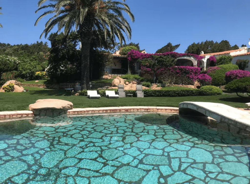 villa con piscina privata porto cervo