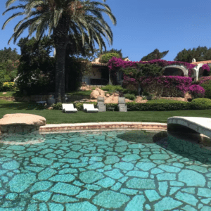 villa con piscina privata porto cervo